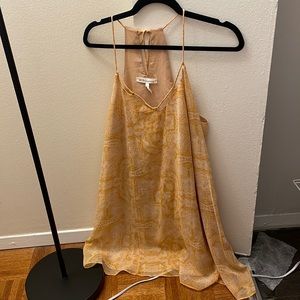 Yellow BCBG dress in size Large